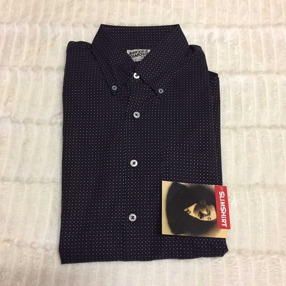 Naked & Famous Button Down Shirt - Print